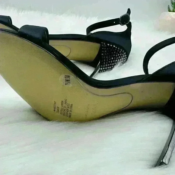 IMAGINE VINCE CAMUTO RESTIN Black Size 7.5 W/ Rhinestones - Picture 5 of 10